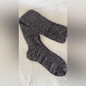 Richer Poorer Black and Gray Casual Socks